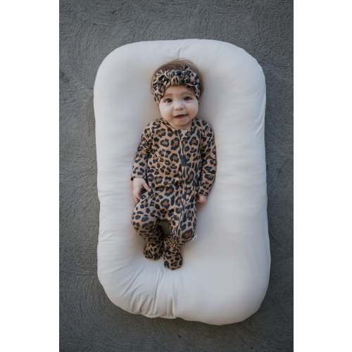 Bamboo Zip Pajamas | Leopard