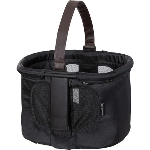 Baby Trend Modular Storage Basket for Morph Single to Double Stroller, Dash Black