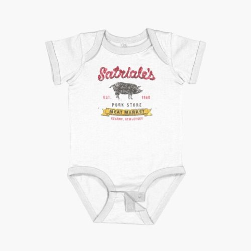 Satriale's - Distressed look! Baby One-Piece