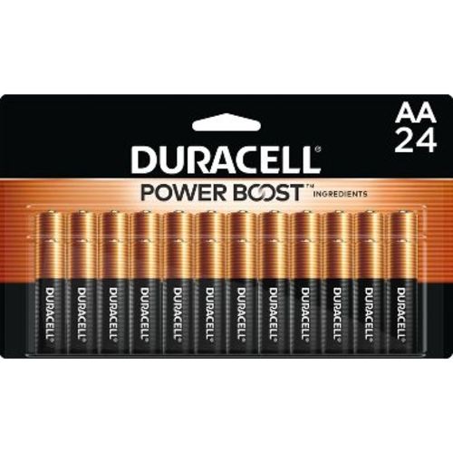 Duracell Coppertop AA Batteries - 24pk Alkaline Battery: Household Single-Use 1.5V