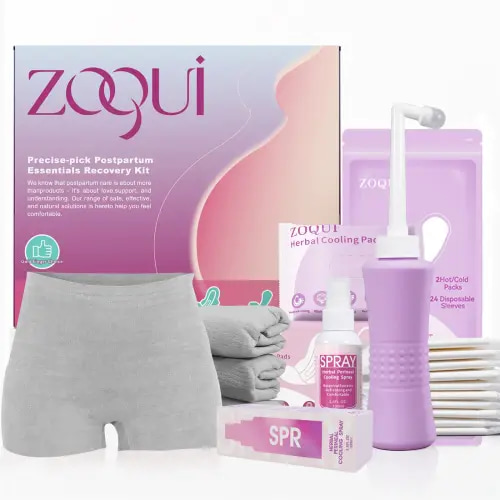Postpartum Essentials Delivery Recovery Kit | Postpartum Kit for | Includes Inverted Perineum Bottle, Perineum Spray, Cooling Spray Bottle and Disposable Underwear, Cooling Pad Liner - TikTok Shop