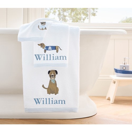 Salty Dog Bath Towels | Pottery Barn Kids