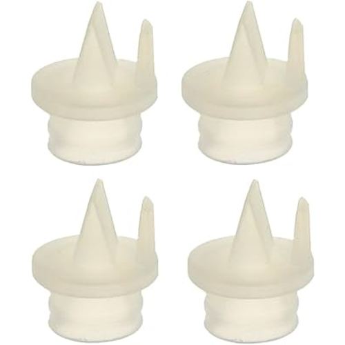 Maymom 2nd Generation Pump Valves with Pull Tab for Spectra S1, S2 and 9 Pumps and Compatible with Avent Comfort Electric Breast Pump; (4 pc)