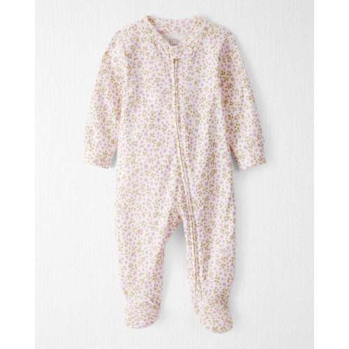 Baby Girl Organic Cotton Sleep & Play Pajamas in Botanic Muse Print - Little Planet | Carter's