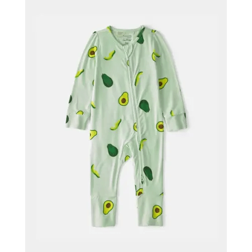 Baby Avocado PurelySoft Sleep & Play Pajama - Green | Carter's