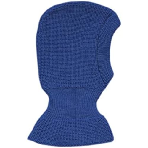 100% Merino Wool Balaclava Baby Children Hat Scarf Neck Warmer Knitted Solid Colors