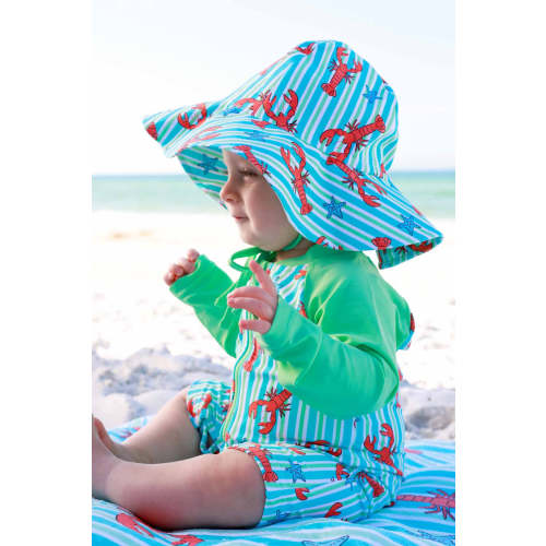 Printed Sun Hat | Pinch Me Blue