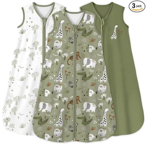 Yoofoss Baby Sleep Sack 12-18 Months 0.5 TOG Wearable Blanket 100% Cotton