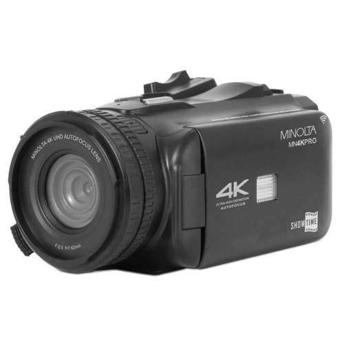 Minolta MN4KPRO 4K60FPS Ultra HD / 64 MP Autofocus Pro Camcorder Kit w/WiFi