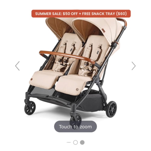 Bēbee Twin: Best Folding Double Stroller | Bēbee Twin V2