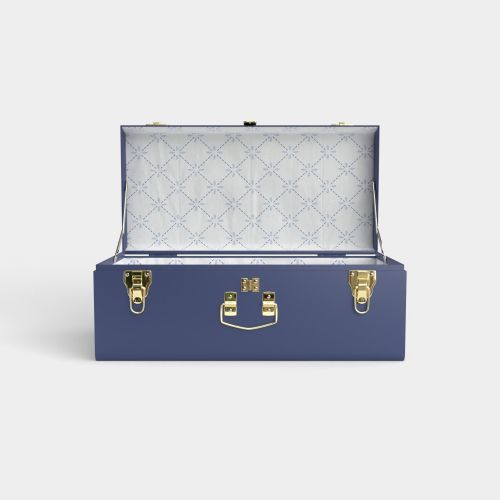 Petite Trunk - Navy - Touch of Blue / No Embroidery