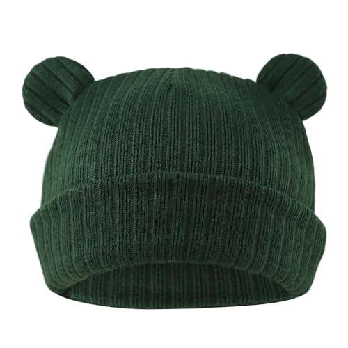 Zsedrut Newborn Baby Hat Bear Infant Cute Baby Beanie Toddler Boys Girls Knitted Hats for New Born