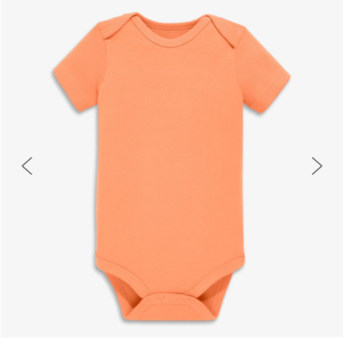 Organic short sleeve babysuit | Primary.com