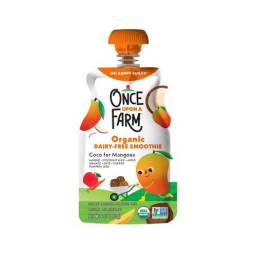 Once Upon a Farm Coco for Mangoes Organic Dairy-Free Kids' Smoothie - 4oz Pouch