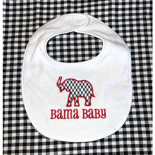 Bama Baby Elephant Bib