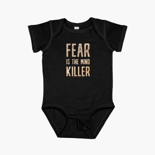 Dune - Fear is the mind-killer (Light) - Short Sleeve Baby One-Piece