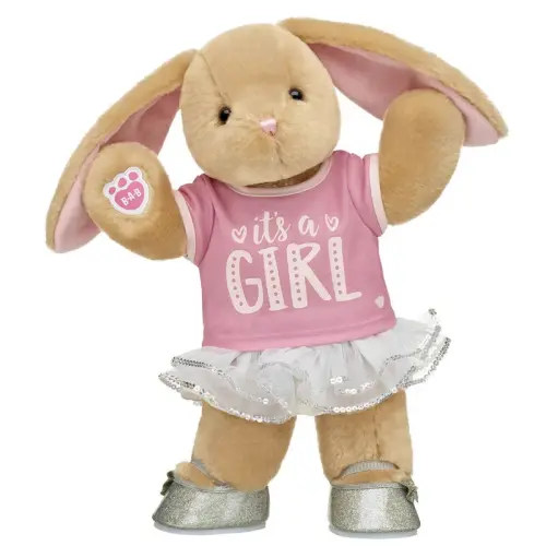Pawlette™ Bunny Plush "It's a Girl" Gift Set | Build-A-Bear®