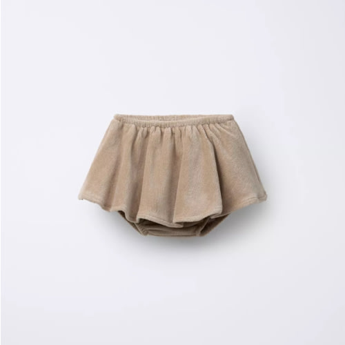 CORDUROY BOTTOM SKIRT - Beige | ZARA United States