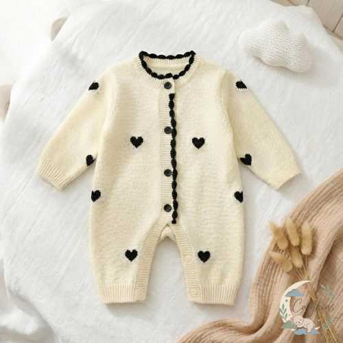 Heart Knit Jumpsuit