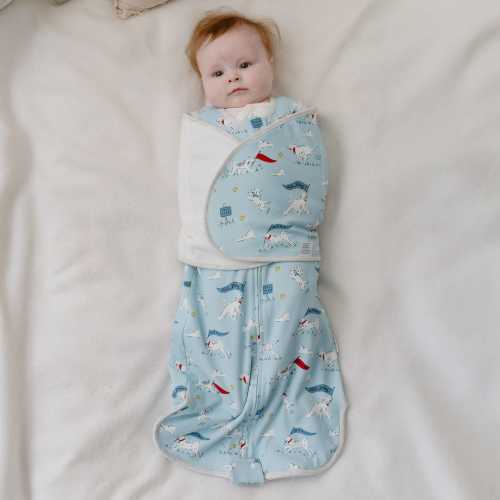 Organic Cotton Swaddle Sleep Bag - 1.0 TOG | Nest Designs