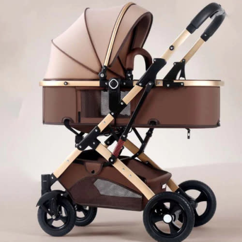 Side-by-Side Convertible Baby Stroller