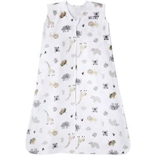 HALO SleepSack, 100% Cotton Wearable Blanket, Swaddle Transition Sleeping Bag, TOG 0.5, Animal Paint, X-Large, 18-24 Months