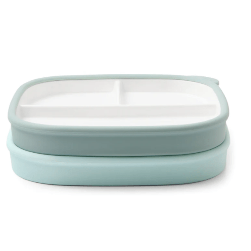 Clean Start Toddler Divided Plate | Premium Ceramic | Non Toxic – Ello