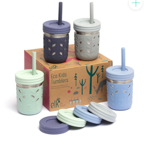 Stainless Steel 10oz Drinking Tumblers + Food Storage