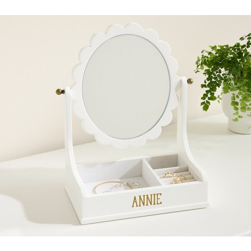 Penny Tabletop Storage Mirror