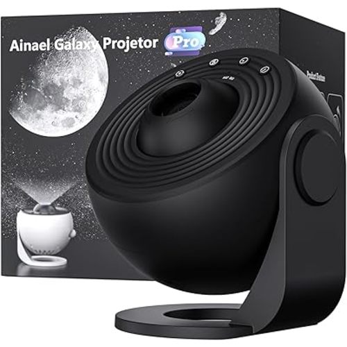 Galaxy Projector, Star Projectors Home Planetarium Space Ceiling Starry Sky Night Light with 3 HD Glass Slides, Galaxy Projector Pro for Kid Adult Bedroom Birthday Gift