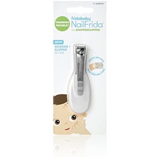 NailFrida The SnipperClipper by Fridababy The Baby Nail Clipper with Safety spyhole for Newborns and up