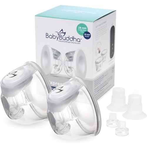 Hands Free Milk Collection Cups for Breast Pump, 8 Fl Oz Each, Large 2-Pack