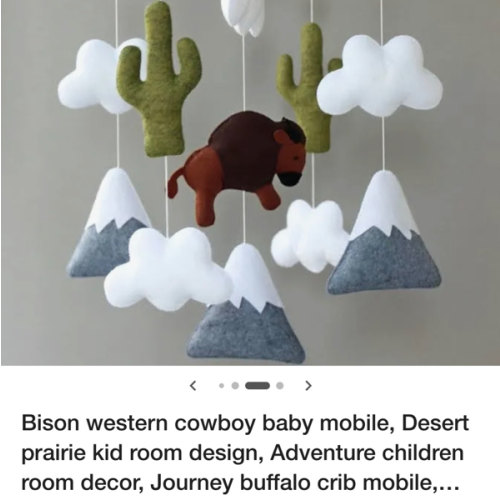 western style crib mobile - Google Shopping