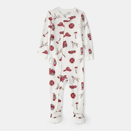 Baby Boy Carter's Firetruck Cotton Snug Fit Pajamas