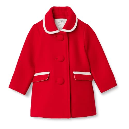 Amazon Essentials x Sofia Grainge Toddlers and Baby Girls' Wool Blend Coat