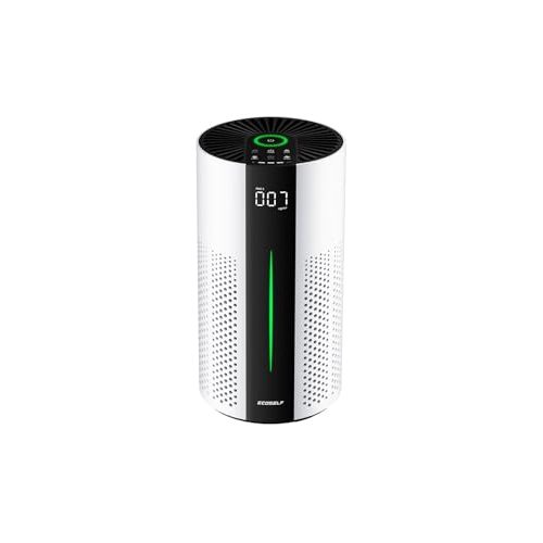 ECOSELF Air Purifiers for Home, Air Purifiers for Bedroom 360° Air Intake, HEPA Air Purifier, Air Cleaner for Smoke