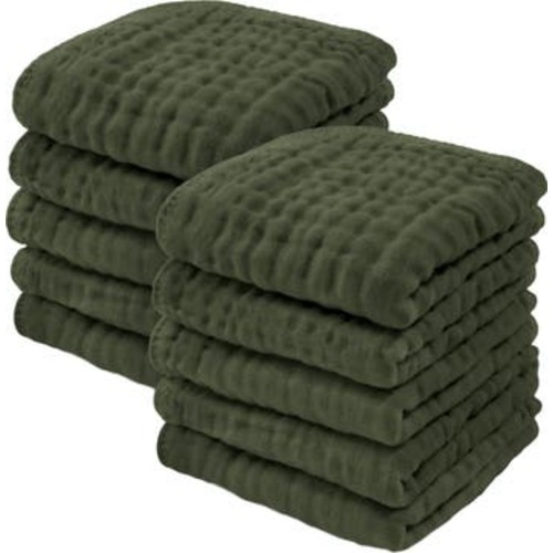 Muslin Washcloths - Pack of 10