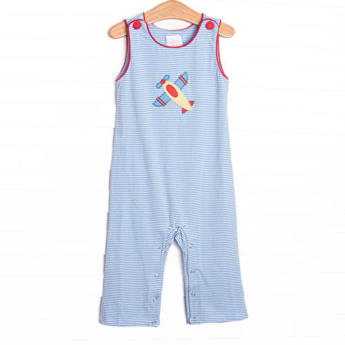 Propeller Pilot Applique Long Jon Jon, Blue – Stitchy Fish