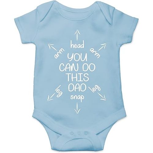 You Can Do This Dad - Funny Baby Essentials Bodysuit - Cute Baby Girl Clothes Newborn Boy Outfit