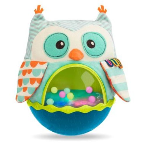 B. baby Roly-Poly Baby Toy - Owl Be Back: Sensory Development Toy for Infants