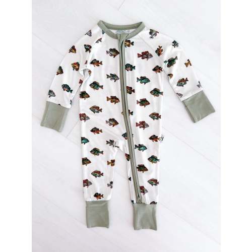 Just Fishing Bamboo Sleeper Pajamas – Littles on 5th