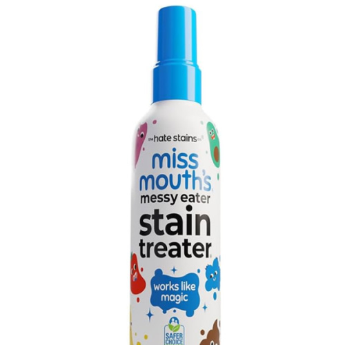 Miss Mouth's Messy Eater Stain Treater Spray - 4oz Stain Remover - Newborn & Baby Essentials - No Dry Cleaning Food, Grease, Coffee Off Laundry, Underwear, Fabric