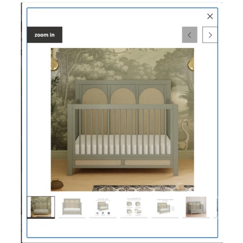 Namesake Eloise 4-in-1 Convertible Crib: French Sage