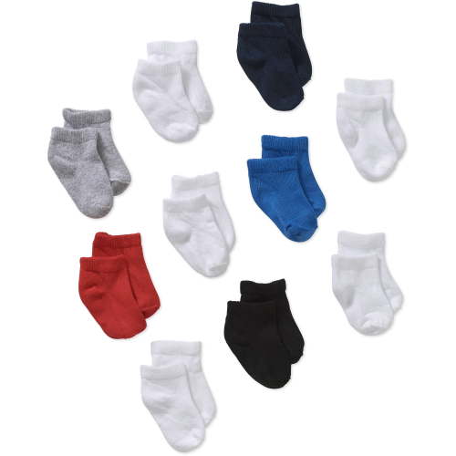 Newborn Toddler Ankle Socks, 10 Pack