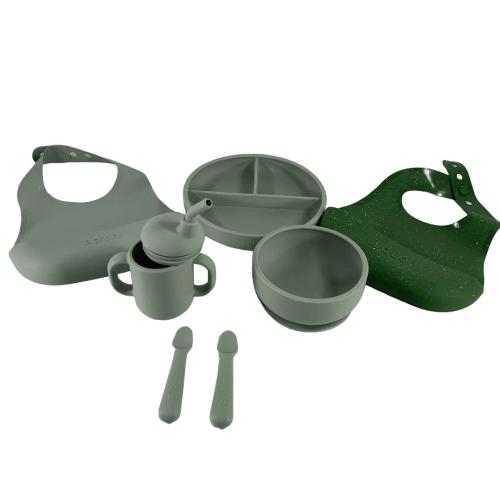 Lalo First Bites Full Kit, Sage