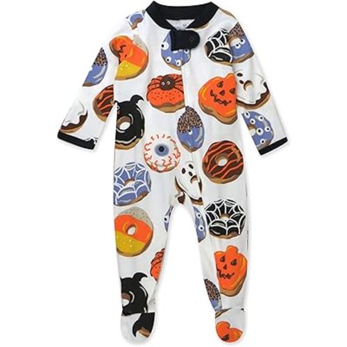 HonestBaby Baby Celebration Sleep & Play Footed One-Piece Pajama Sleeper 100% Organic Cotton