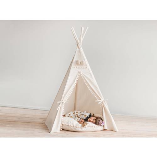 Kids Teepee Tent - Cozy Toddler Teepee & Tipi Play Tent, Playroom Kids Tent, Reading Tent, Perfect Nursery Gift For Kids Playroom, minicamp