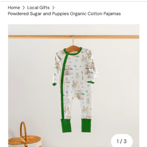 Powdered Sugar and Puppies Organic Cotton Pajamas – zukababy