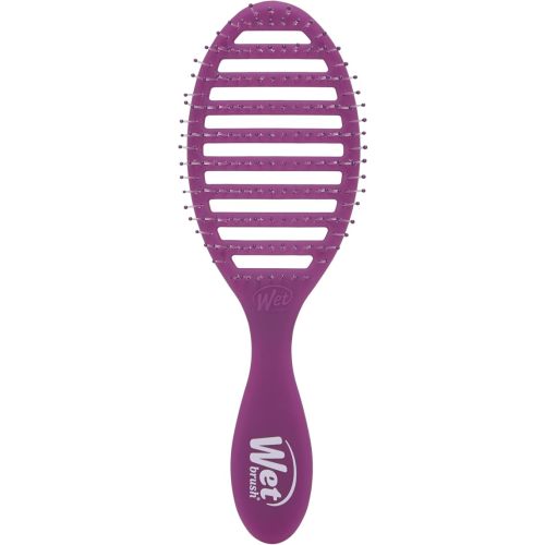 Wet Brush Speed Dry Hair Brush, Purple Frost - Vented Design & Soft HeatFlex Bristles Are Blow Dry Safe - Ergonomic Handle Manages Tangles - Pain-Free Hair Accessories