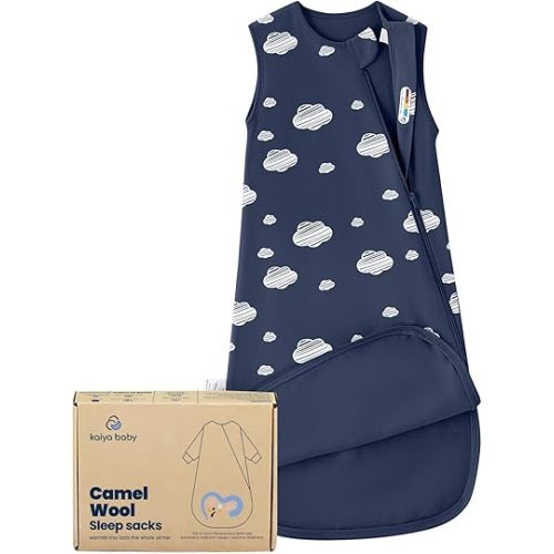Unisex Sleeping Bag for Babies and Toddlers 0.5 Tog Sleep Sack 0-6 Months, Newborn Sleep Sack, Wearable Blanket Baby, One Piece Sleeveless, Gifts for Baby